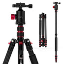 PHOPIK 79" Carbon Fiber Camera Tripod 360 Degree Ball Head B08725NHF8-NEW - Brand New