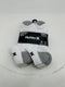 HURLEY MEN'S 6 PACK LOW CUT SOCKS - SIZE: MEN 10 - WHITE AND GRAY - Brand New