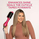 CHI VOLUME STYLER BLOWOUT BRUSH AMPLIFIED VOLUME, HEATED COMB 2-IN-1 - PINK - Like New