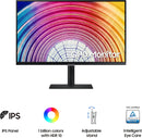 SAMSUNG S60A LS27A600NWNXGO 27" QHD 2540x1440 Computer Monitor, IPS 75 Hz - Like New