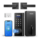 Philips WiFi Smart Lock with Handle, Fingerprint Keyless Entry Door Lock - Like New