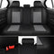 TAPHA EXECUTIVE LEATHERETTE CAR SEAT COVER & CUSHION SET - BLACK/GRAY - Like New