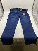 BLU ROCK MENS DENIM COMFORT STRETCH SLIM FIT FLEX JEANS - 32X31 - Light Blue - Brand New