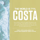 COSTA DEL MAR WOMEN WATERWOMAN 2 SQUARE SUNGLASSES TORTOISE/GRAY - 06S9004-1358 - Like New