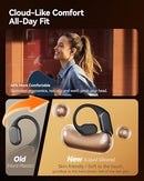Yistao Gen 2 Open Ear Headphones True Bone Conduction Wireless Earphones - BLACK - Like New