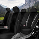 FH GROUP CAR SEAT COVERS FULL SET NEOPRENE UNIVERSAL FIT FB083BLACK115 - BLACK - Like New