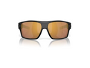 COSTA DEL MAR MEN'S DIEGO POLARIZED SUNGLASSES, 62 - MATTE BLACK/GOLD MIRRORED - Like New