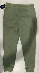 BLUE ICE UNISEX FLEECE JOGGER WITH WATERPROOF ZIP POCKETS - LARGE - OLIVE GREEN - Brand New