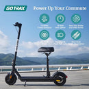 Gotrax Fusion Seat Electric Scooter for Adults, 8.5" Solid Tire Max - Like New