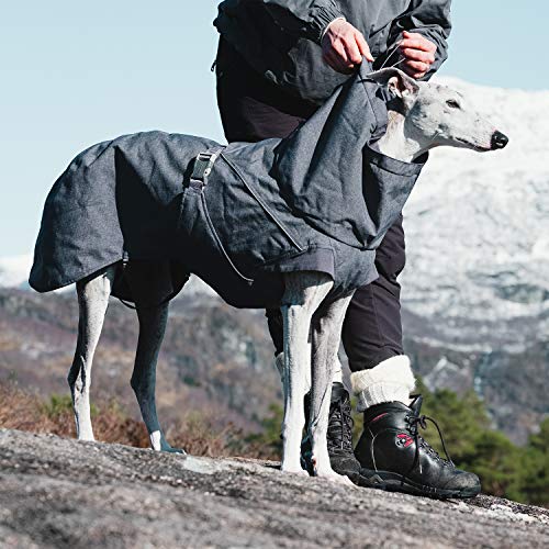 HU933699 Hurtta Expedition Parka Winter Dog Coat 24 in - BlackBerry - Brand New