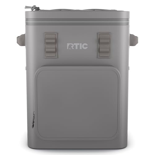 RTIC 24 CAN ULTRA-TOUGH BACKPACK COOLER INSULATED WATERPROOF - GRAY - Like New