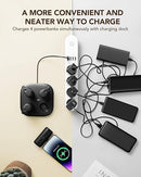 VIYISI Charger Station Kit Portable Chargers 5000mAh Magnetic Charging - Black Like New