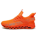 FRSHANIAH Women Slip On Running Shoes Blade Tennis Walking Shoes Orange 7 - Brand New