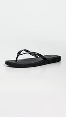 162307 TORY BURCH WOMEN'S KIRA PADDED FLIP FLOPS SIZE: WOMEN 9 - PERFECT BLACK - Like New