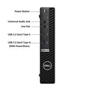 DELL OPTIPLEX 7080 MFF MICRO FORM FACTOR DESKTOP I5-10500T 32GB 1TB SSD - BLACK - Like New