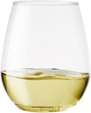 TOSSWARE Clear Plastic 18oz Tumbler Wine Glass Set of 48 pack of 1 - CLEAR - Like New