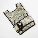 CROSS101 ADJUSTABLE WEIGHTED VEST, 40LBS, SHOULDER PADS - CAMOUFLAGE - Brand New