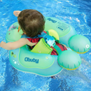 OBUBY BABY SWIMMING FLOAT RING INFLATABLE NECK POOL FLOATS - BLU/GREEN - Like New