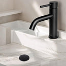 SOKA BATHROOM SINK FAUCET SINGLE HANDLE STAINLESS STEEL SK16002PA - BLACK - Like New