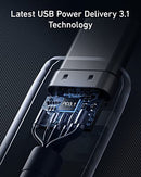 ANKER 765 USB C TO USB C CABLE 240W 6FT NYLON S23+/S23 ULTRA - GRAY - Like New