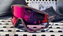 OAKLEY WIND JACKET 2.0 9418-2945 SUNGLASSES. MATTE GRENACHE W/ PRIZM ROAD - Like New