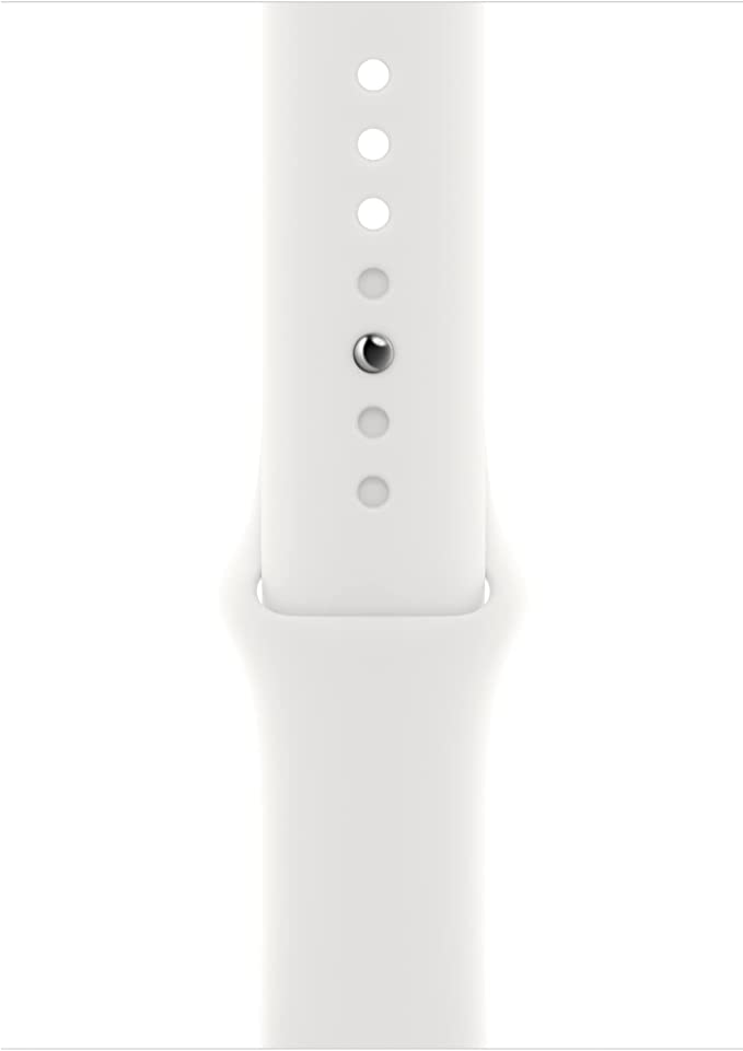 APPLE WATCH 45MM SPORT BAND SIZE M/L MP7H3AM/A - WHITE - Like New