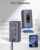 Baseus SpaceMate Docking Station, USB C Docking Station 3 Monitors 4K HDMI - Like New
