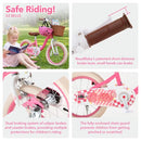 RoyalBaby Girls Bike Belle EZ Kids Bike, Balance and Pedal Bicycle - Pink - Like New