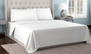 Kathy Ireland 300 Thread Count Organic Cotton Percale 4 pcs Sheet Set King White - Like New