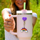 CHARCHARMS RAINBOW WATER BOTTLE CHARM WITH STICK-ON HOOK BUNDLE - Brand New