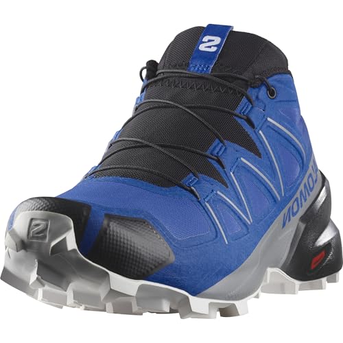 Salomon Men's Speedcross Trail Running Shoes L41042900 Lap Blue Black/White 13 - Like New