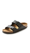 BIRKENSTOCK UNISEX ARIZONA BIRKO-FLOR NARROW SANDALS MEN 5/LADIES 7 BLACK - Brand New