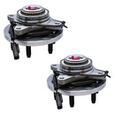 Longgo Front Wheel Bearing & Hub Assembly 4WD 2 Pack ABS Compatible 515142 - Brand New