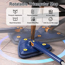Triangle Cleaning Mop: Shape with Long Handle and 360 Degree - Scratch & Dent
