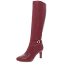 Bandolino Womens Lella Suede Closed Toe Knee High Fashion Boots Red SIZE 10 - Brand New
