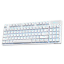 RK ROYAL KLUDGE RK89 WIRELESS KEYBOARD ROYAL KLUDGE RED MECHANICAL - WHITE - Like New