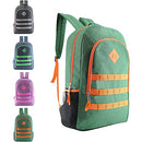 24-Pack 19" Basic Backpacks for Kids - Bookbags, 4 Colors - Brand New