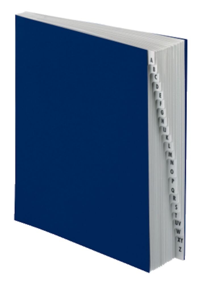Pendaflex DDF3OX Expanding Desk File, Acrylic-Coated Pressboard - Dark Blue - Brand New