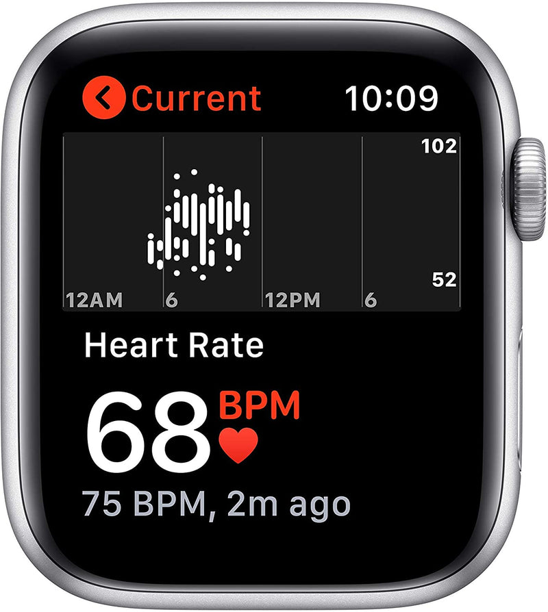 For Parts: APPLE WATCH SE GPS 40mm SILVER ALUMINUM WHITE SPORT BAND CANNOT BE REPAIRED