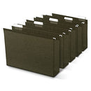 Office Depot Brand Tab-View Extra-Capacity Boxes Folders, 406074OD - Green - Like New