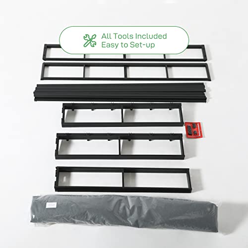 NOVILLA BOX SPRING FOR QUEEN BED 4-INCH METAL BED MATTRESS NO NOISE - BLACK - Like New