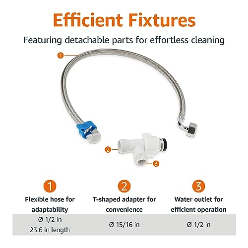 Amazon Basics Oval Nonelectrical Bidet Seat Self-cleaning Elongated - WHITE - Like New