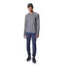 COLUMBIA MEN'S PFG UNCHARTED LONG SLEEVE - SIZE: MEN L - SHARK HEATHER - Brand New