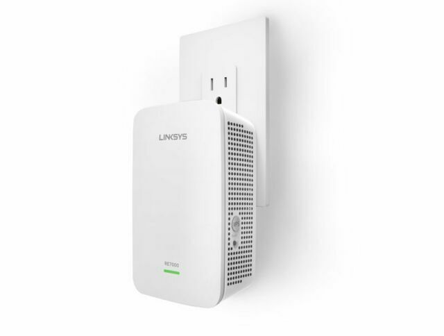 Linksys WiFi Extender WiFi 5 Range Booster Dual-Band Booster RE7000-V2 - WHITE Like New