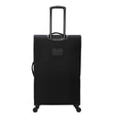 SKYLINE SOFTSIDE CHECKED SPINNER 5PC LUGGAGE SET - BLACK - Like New