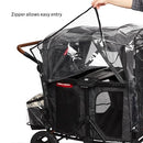 RADIO FLYER RAIN COVER, BABY TRAVEL GEAR BAG, WAGON STROLLER SUMMER - BLACK - Brand New