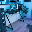 SMUGDESK GAMING DESK, Z-SHAPED COMPUTER DESK PC GAMING TABLE, GIFT - Like New