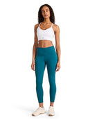 REEBOK WOMEN'S ULTIMATE HIGHRISE 7/8” LEGGING STANDARD FIT SIZE L - RETRO TEAL - Brand New