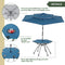 ARROWHEAD OUTDOOR KKS0294U 8FT BEACH UMBRELLA + FOLDING TABLE KKS0294U - BLUE - Like New