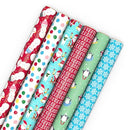 Hallmark Kids Christmas Wrapping Paper Rolls - 6 Rolls: 180 Sq. Ft. Total -Multi - Brand New